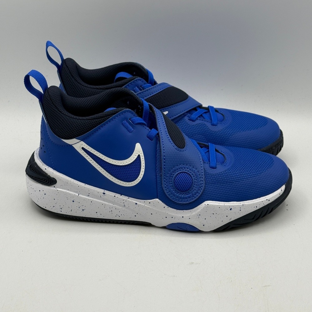 Nike Team Hustle D 11 Kids 5Y Hyper Royal Blue White Basketball DV8996-400